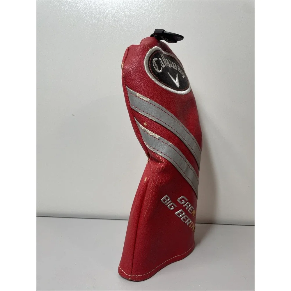 Callaway‎ Great Big Bertha Fairway Wood Head Cover Adjustable Tag Red